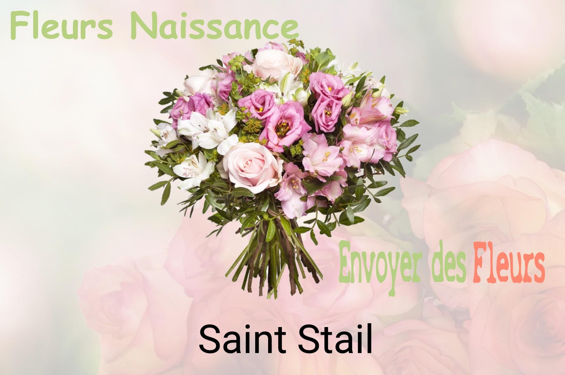 Bouquet de fleurs de naissance livré à Saint-Stail